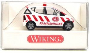 Spur H0 1:87 Wiking 07806 PKW MB A 160 Pannenhilfe "AvD" - OVP  (3553A)