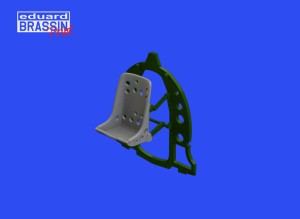 Eduard Accessories 1:48 648845 A6M2-N Rufe seat PRINT 1/48 EDUARD