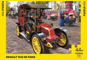 Heller  20705 Puzzle Renault Taxi de Paris 500 Pieces