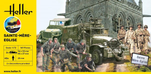 Heller 1:72 52327 STARTER KIT Sainte-Mère-Eglise