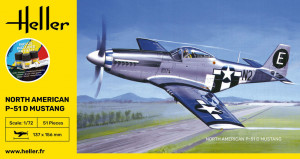 Heller 1:72 56268 STARTER KIT P-51 Mustang