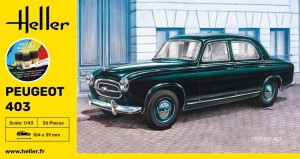 Heller 1:43 56161 STARTER KIT Peugeot 403