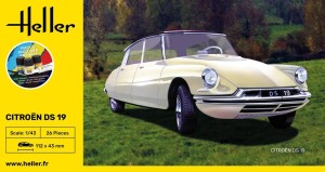 Heller 1:43 56162 STARTER KIT Citroen DS 19