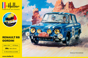 Heller 1:24 56700 STARTER KIT Renault R8 Gordini