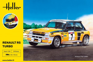 Heller 1:24 56717 STARTER KIT Renault R5 Turbo