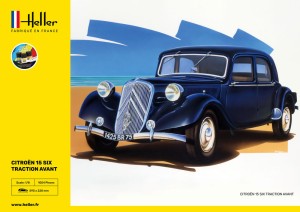 Heller 1:8 56799 STARTER KIT Citroen 15 SIX Traction Avant