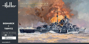 Heller 1:400 85078 Bismarck + Tirpitz TWINSET