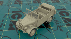 ICM 1:35 DS3503 Wehrmacht Off-road Cars (Kfz1,Horch 108 Typ 40, L1500A)
