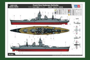 Hobby Boss 1:350 86506 French Navy Dunkerque Battleship