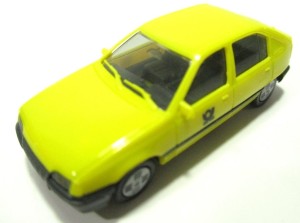 Spur H0 1/87 Herpa 0000 PKW Opel Kadett Post (09 / 69)