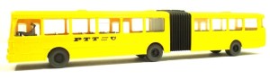 Spur H0 1:87 Wiking Bus MB O 305 G Gelenkbus Gelb Aufschrift "PTT Schweizer Reisepost" (06/50)