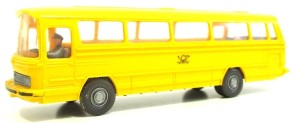 Spur H0 1:87 Wiking Bus Mercedes Gelb "Post" (06/43)