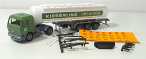 Spur H0 Herpa LKW MB Tankauflieger Kieserling (49/02C)