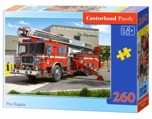 Castorland  B-27040-1 Fire Engine,Puzzle 260 Teile