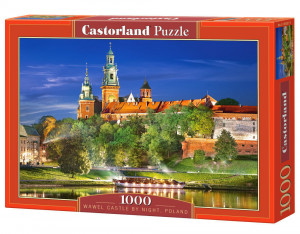 Castorland  C-103027-2 Wawel Castle by night,Poland,Puzzle 1000