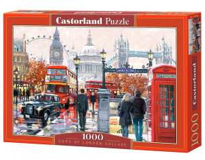 Castorland  C-103140-2 London Collage,Puzzle 1000 Teile