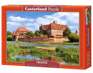 Castorland  C-300211-2 Malbork Castle, Poland,Puzzle 3000 Teile