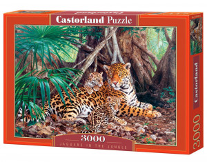 Castorland  C-300280-2 Jaguars in the jungle,Puzzle 3000 Teile