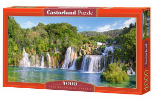 Castorland  C-400133-2 Krka Waterfalls, Croatia,Puzzle 4000 Tei