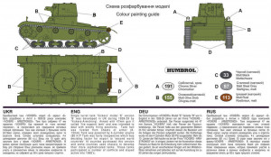 Unimodels 1:72 UMT619 Vickers single turret tank modelE, ver.B