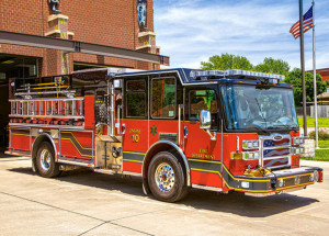 # Castorland  B-018352 Fire Engine, Puzzle 180 Teile