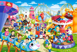 Castorland  B-040353-1 Amusement Park, Puzzle 40 Teile