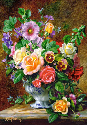 Castorland  B-52868 Flowers in a Vase, Puzzle 500 Teile