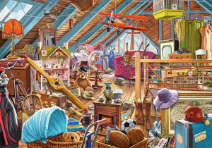 Castorland  B-53407 The Cluttered Attic, Puzzle 500 Teile