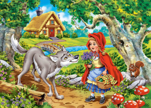 Castorland  B-066117 Little Red Riding Hood,Puzzle 60 Teile