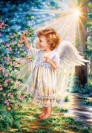 Castorland  C-103867-2 An Angel's Touch, Puzzle 1000 Teile
