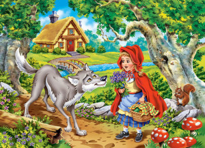 Castorland  B-070015 Little Red Riding Hood,Puzzle 70 Teile