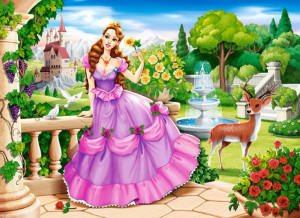 Castorland  B-111091 Princess in the Royal Garden, Puzzle 100 Teile