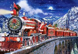 Castorland  C-104833-2 Santa's coming to Town Puzzle 1000 Teile
