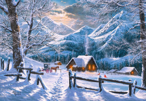 Castorland  C-151905-2 Snowy Morning, Puzzle 1500 Teile