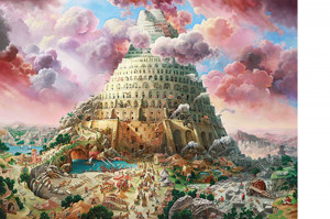 Castorland  C-300563-2 Tower of Babel, Puzzle 3000 Teile