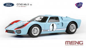 MENG-Model 1:12 RS-001 Ford GT40 Mk.II 66 (Pre colored Edition)