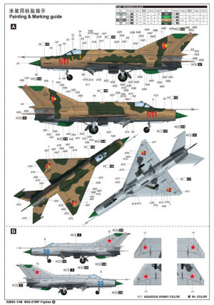 Trumpeter 1:48 2863 MiG-21MF Fighter