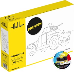 Heller 1:35 35325 STARTER KIT Panhard 178