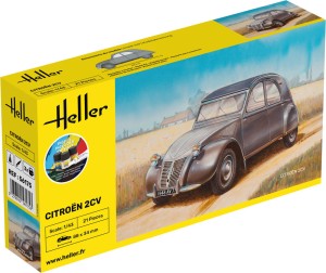 Heller 1:43 56175 STARTER KIT Citroen 2 CV