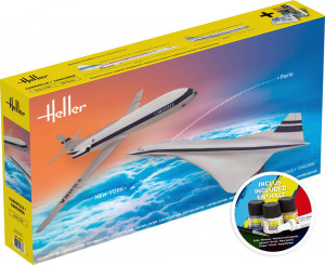 Heller 1:100 52333 STARTER KIT Caravelle + Concorde