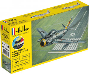 Heller 1:72 56277 STARTER KIT F-86F SABRE / CANADAIR CL-13 B Sabre VI - NEU