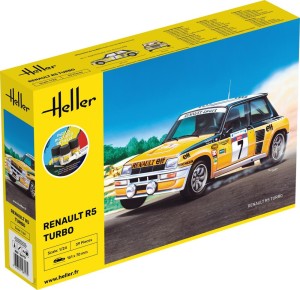 Heller 1:24 56717 STARTER KIT Renault R5 Turbo
