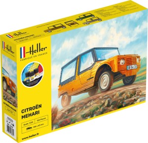 Heller 1:24 56760 STARTER KIT Citroen Mehari