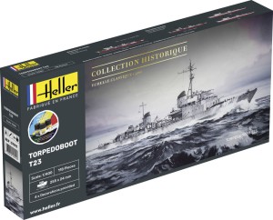 Heller 1:400 57011 STARTER KIT Torpedoboot T23