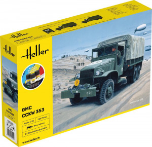Heller 1:35 57121 STARTER KIT GMC US-Truck