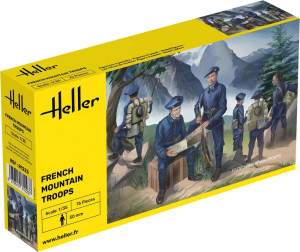 Heller 81223 1:35 French Mountain Troops- NEU