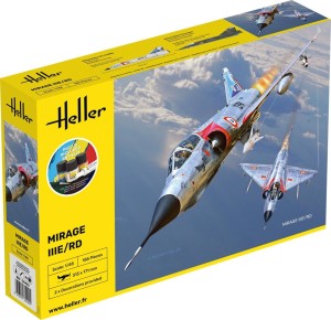 Heller 1:48 35422 STARTER KIT Mirage IIIE/RD