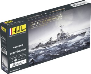 Heller 1:400 85009 Twin Set Marceau + Zerstörer Z31