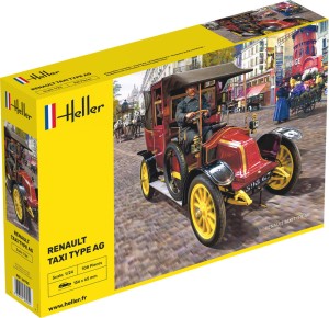 Heller 1:24 30705 Renault Taxi Type AG