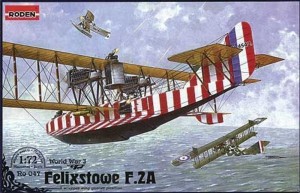 Roden 1:72 47 Felixstowe F.2A w/upper wing gunner position